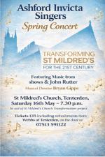 Ashford Invicta Singers with Bryan Gipps at St Mildred&rsquo;s Tenterden