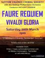 Faure Requiem and Vivaldi Gloria Concert